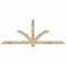 Ekena Millwork Redmond Rough Sawn Timber Gable Bracket, Douglas Fir, 84"W x 31"H x 2"D x 4"F, 9/12 Pitch GBW084X31X0204RED00RDF - alternate 1